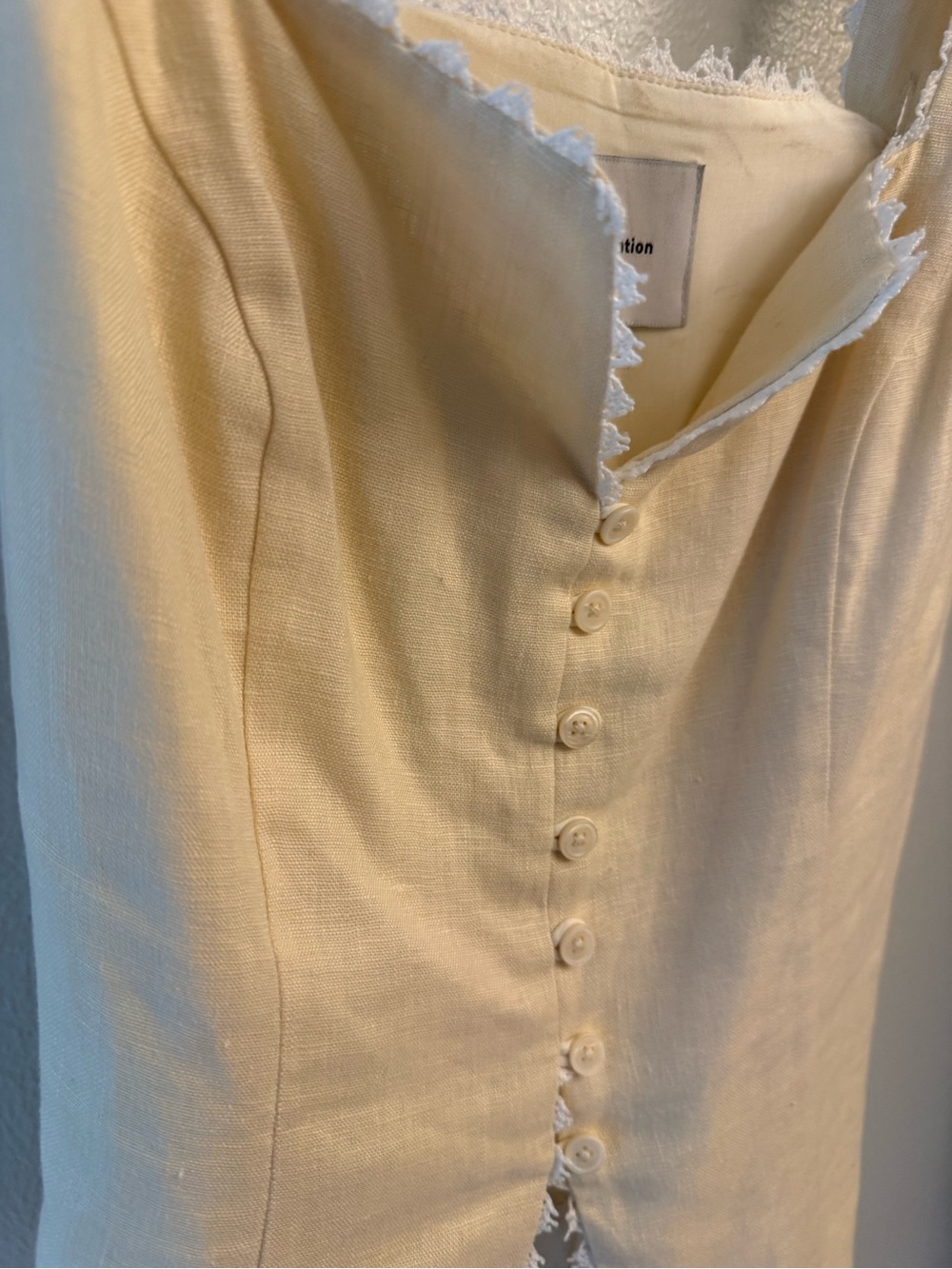 Reformation Viola Linen Top - Picture 3 of 9